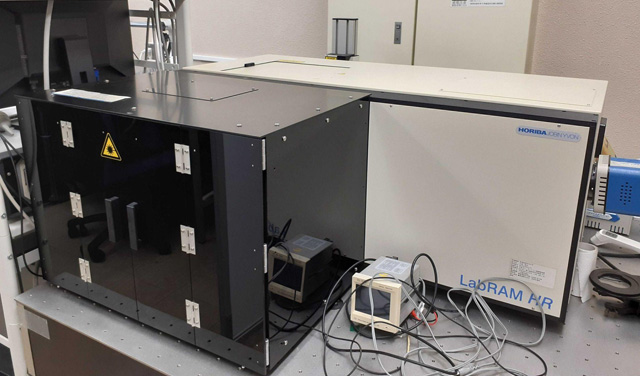 Raman Microscopy machine (Horiba Lab-RAM HR800)